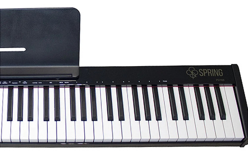 Piano Digital Spring Pd188 88 Teclas - Capa, Pedal E Suporte