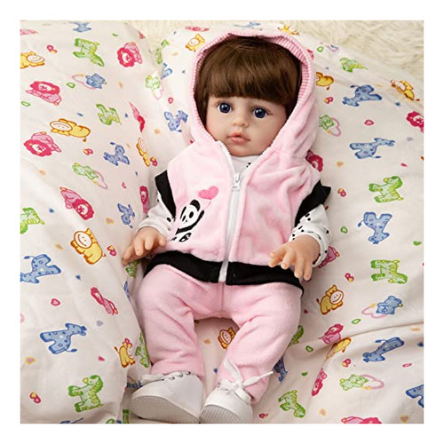 Ztdoll Reborn Baby Dolls Boys, 17 Inch Cerrado Ojos Ls6dj