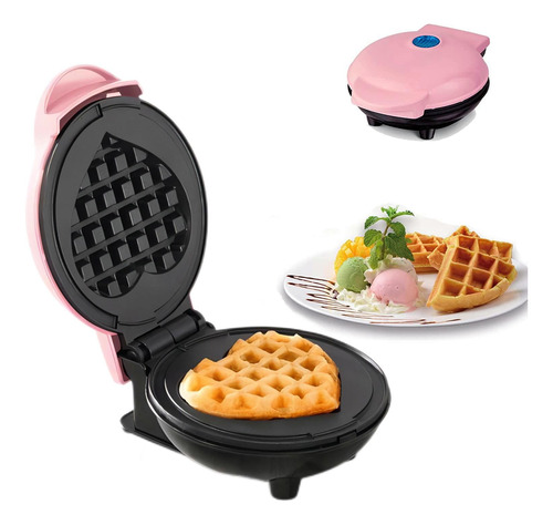 Mini Maker Waffle Maker - Oblea Antiadherente De 5 Pulgadas,