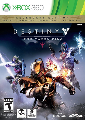 Jogo Destiny The Taken King Xbox 360 Mídia Físi Frete Grátis