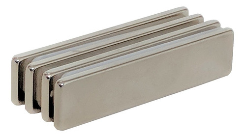 Imagem 10 de 10 de Imã De Neodímio / Super Forte / 40mm X 9mm X 2mm * 4 Peças