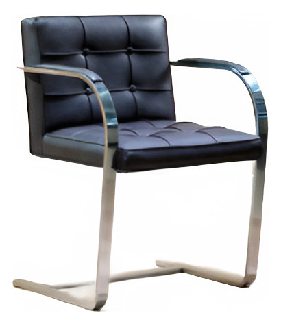 Sillon Recepción Brno Planchuela Acero Inoxidable Capitone