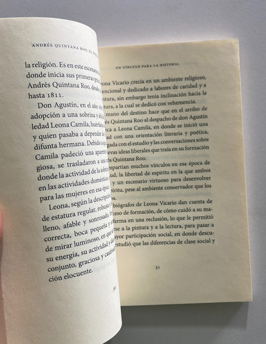 Libro Fisico Andres Quintana Roo El Pensador Insurgente (Usado)