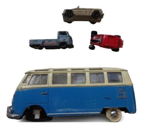 Lote Autito Vw Kombi Escarajo Hotwheels Maisto No Buby Galgo