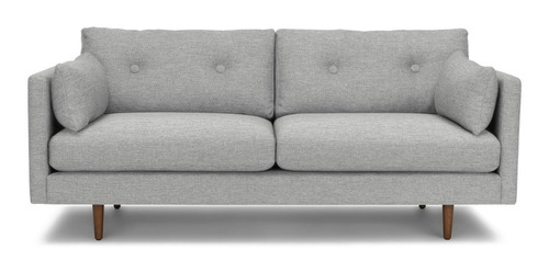 Sofa - Living Modelo Violet De 2 Cuerpo En Felpa O Lino