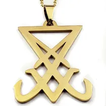 Comprar Dije Baphomet Sello Satanas Sigilo Acero Inoxidable #139