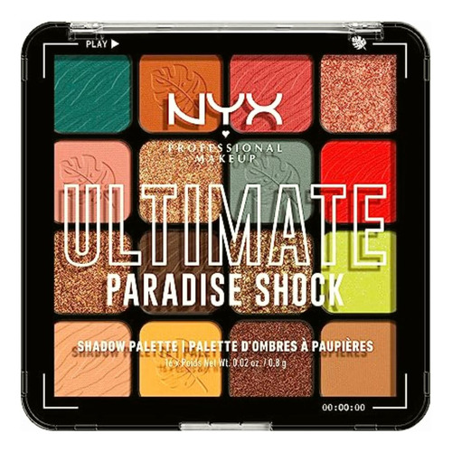 Nyx Professional Makeup, Ultimate Shadow, Paleta De Sombras,