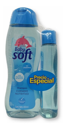 Shampoo Baby Soft 400 Ml + Shampoo Baby Soft 200 Ml Oferta