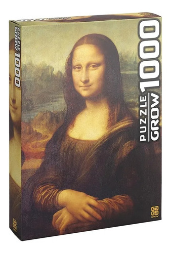 Puzzle Quebra Cabeça Monalisa 1000 Peças Grow