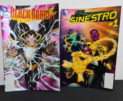 Dc Comics Sinestro 1 & Black Adam 1 (Usado)