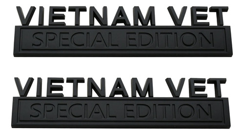 2 Emblemas De Edicion Especial De Veterinario De Vietnam 3d