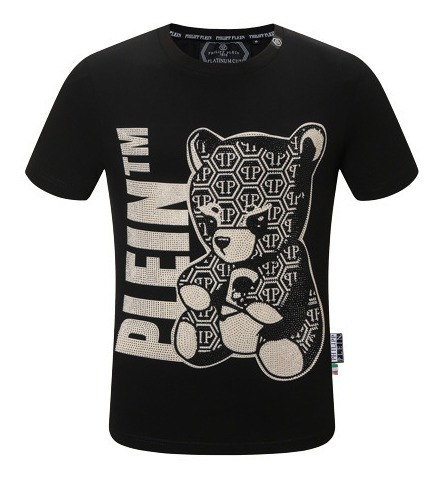 Camisa Phillip Plein Ursinho De Pedra Tam M