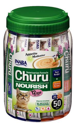 Churu Nourish Para Gatos Estimulante Del Apetito 50 Tubos