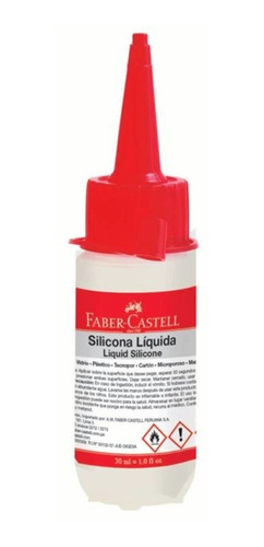 Silicona Liquida 30ml Faber Castell *12 Unidades