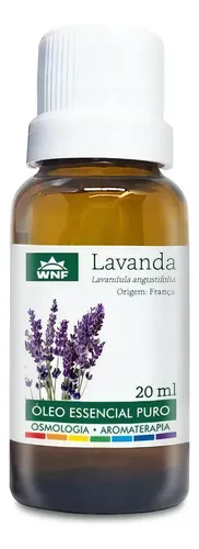 Óleo Essencial Lavanda 20ml Puro Natural WNF