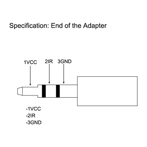Cable Extensor Uxcell Para Receptor De Infrarrojos Ir, Conec