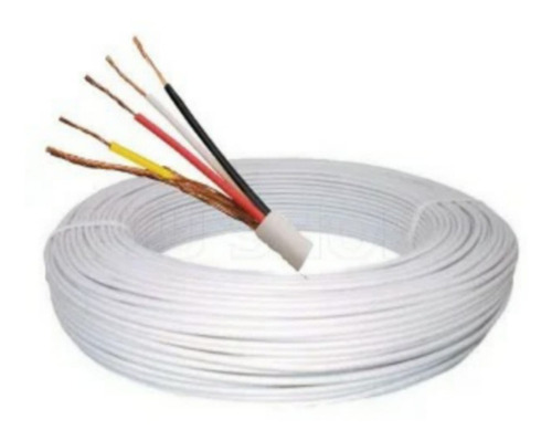 Cabo Manga 4x26 Awg 100mts Fio Para Led 100% Cobre