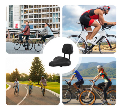 Asiento De Bicicleta Con Respaldo SillĂn De Bicicleta Imperm