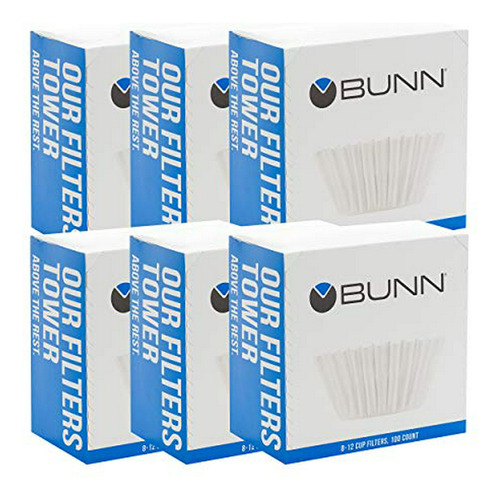 Filtros De Café Bunn, 8-12 Tazas, 600un