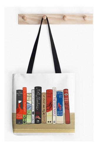 Bolsa De Tela Tote Bag Amante De Libros Jane Austen Books Color Banned Books