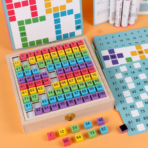 Juego De Mesa De Conteo De Cien Tableros De Matemáticas De