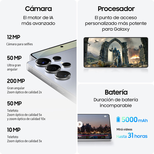 Samsung Galaxy S25 Ultra 512gb Titanium Black Negro