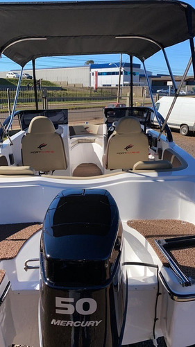 Lancha 170 Fortmarine C/ 50 Hp 2 T Mercury Novo