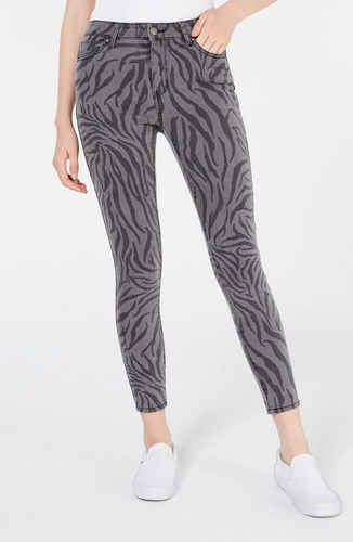 Jeans Dama Zebra Animal Print Tinseltown Chupín