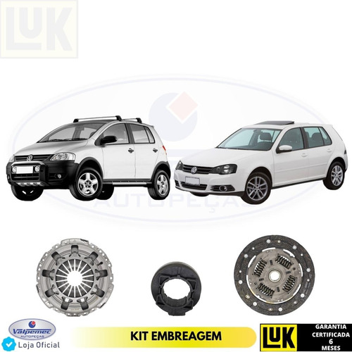 Kit Embreagem Fox Gol Motor Ea111 1.0 1.6 Luk 620312700