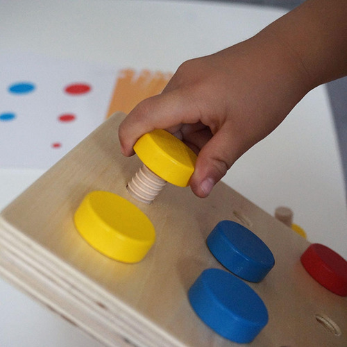 Montessori Juego De Mesa De Madera Multi-colores Ejercicio