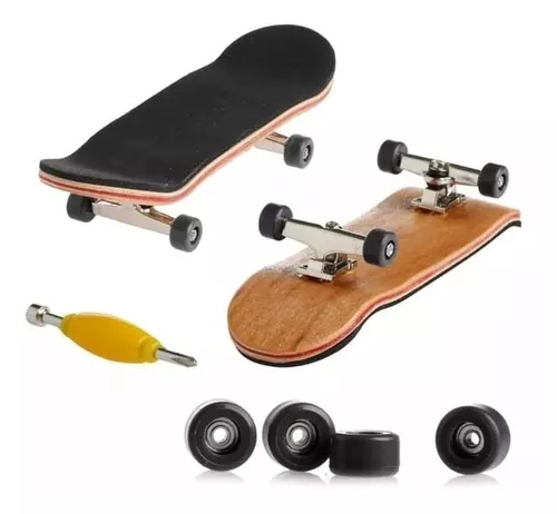 Skate Dedo Profissional Fingerboard De Madeira Brinquedo Top, Magalu  Empresas