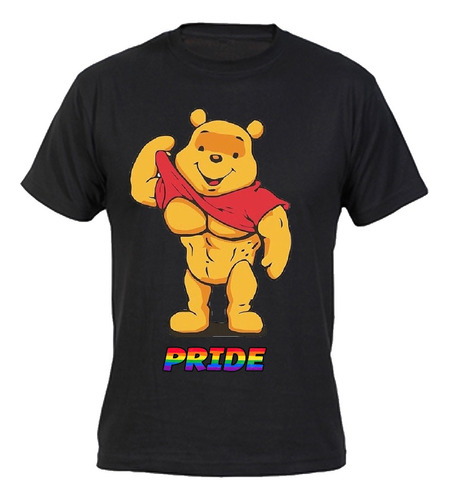 Polera Orgullo Gay Winnie Pooh