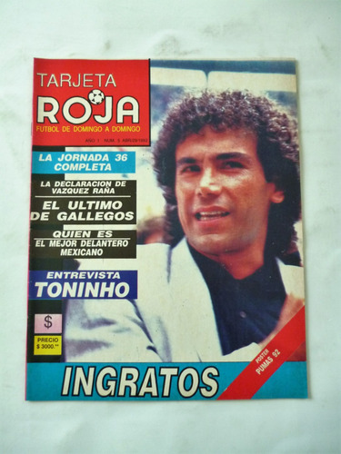 Revista Tarjeta Roja Año 1 No. 5 Abril 1992