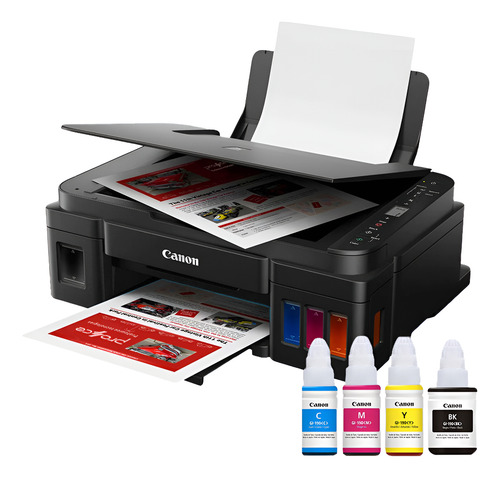 Kit Canon Impressora Multifuncional G3110 + Tintas Gi-190