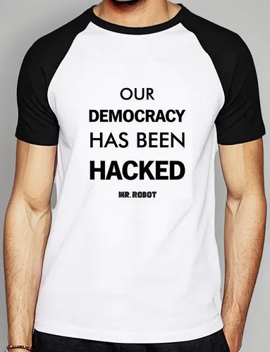 Remera Ranglan Mr Robot 100% Algodón Calidad Premium
