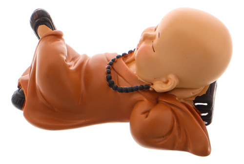 Figura De Monje De Resina Para Salpicadero De Buddha Monk