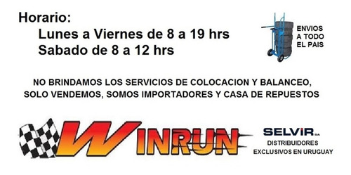 Imagen 3 de 3 de Neumatico 165/70 R13 Winrun R380 Nuevo - Cubierta