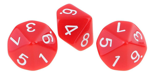 Dados Acrílicos Caras Para Rojo