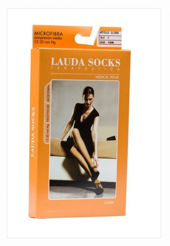 Medias Compresion Panty 15-20 Mmhg Poliamida Lauda 2560