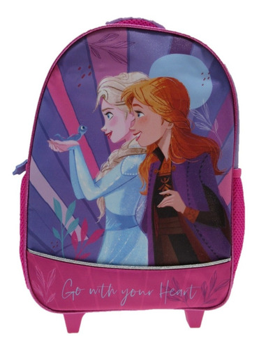 Mochila Con Ruedas Frozen Df78044 Original