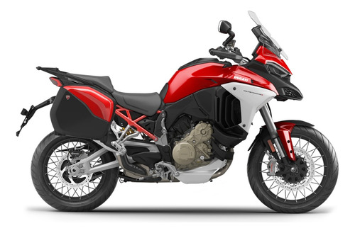 Funda Moto Broche + Ojillos Ducati V4 S Red White 2020