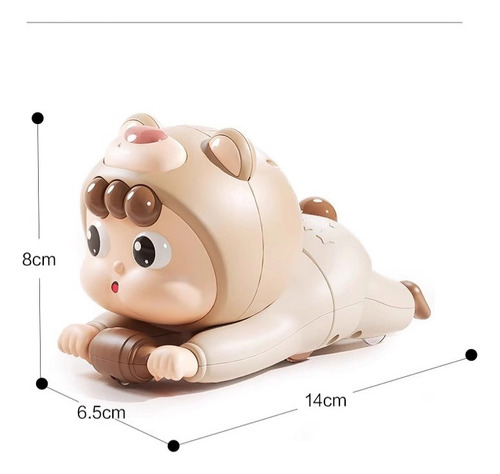 Juguete Educativo Crawling Baby Doll, Aprende A Gatear
