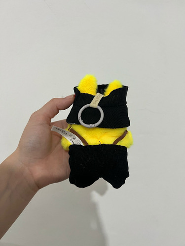 Peluche Articulado De Vinilo Labubu Fall In Wild Amarillo