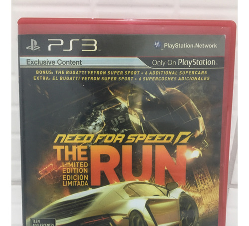 Jogo Need For Speed The Run Ps3 Mídia Física (Usado)