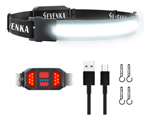 Led Led De Sieteka Recargable, Linterna De Lámpara Haz 500
