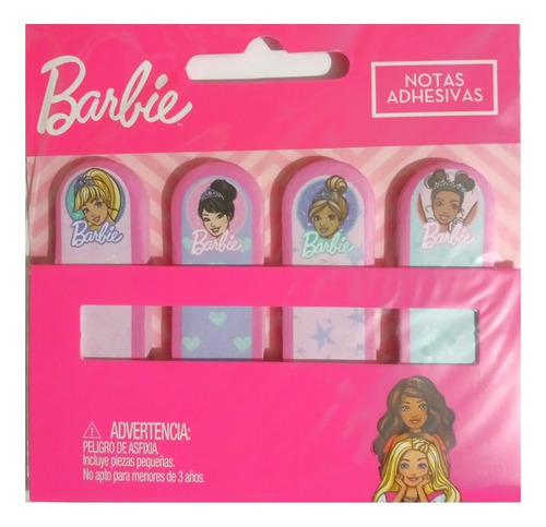 Genial Set De Notas Adhesivas Barbie