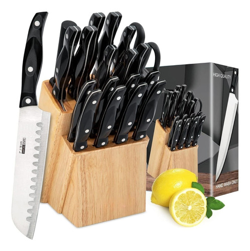 Juego De Cuchillos De Cocina Premium 19pcs Acero Inoxidable