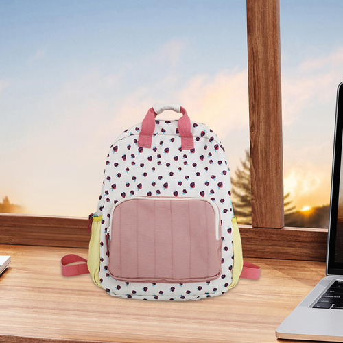 Mochila Para Mujer, Bolso Escolar De Nailon 27cmx10cmx35cm