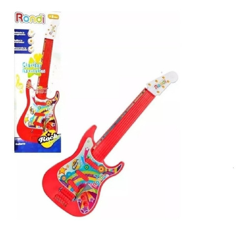 Imagen 1 de 3 de Guitarra Infantil Para Niños Rock Star 3023 Rondi