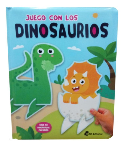 Juego Con Los Dinosaurios - Tapa Dura Con Piezas Armables